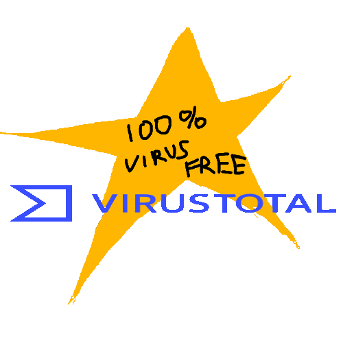 100% virus free, see the VirusTotal scan